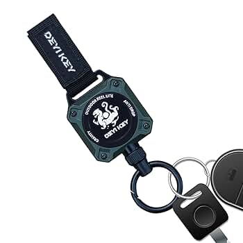 Amazon.co.jp: Shenrongtong キーリール スチールコード付き